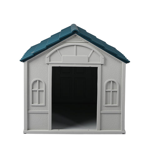 PaWz Dog Kennel Outdoor Indoor Pet Plastic L Blue-1848848514126319617