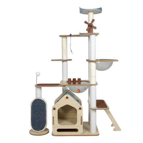 PaWz Cat Tree Scratching Post Scratcher-1848848520329695233