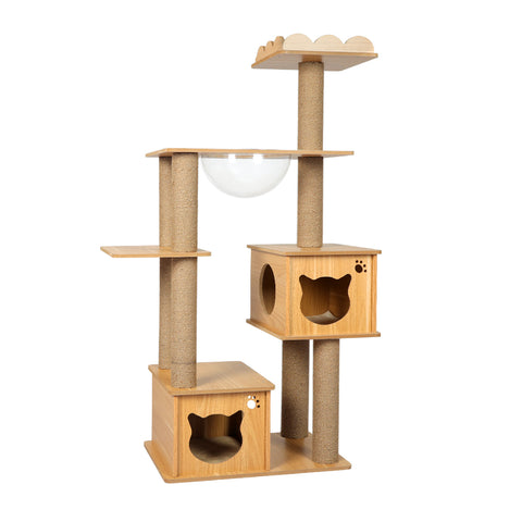 PaWz Cat Tree Scratching Post Scratcher-1864184536846438401