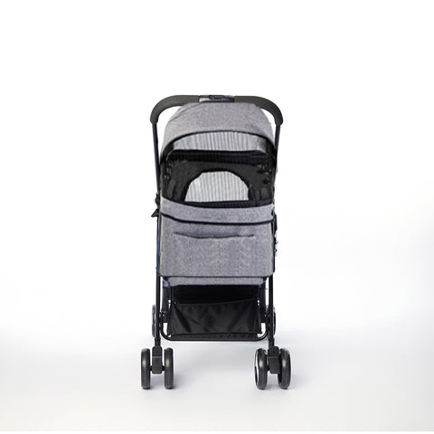 PaWz Large Pet Stroller Dog Cat Travel Grey-1831593123663450113