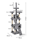 PaWz Cat Tree Scratching Post Scratcher Grey-1831592640299274242