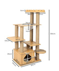 PaWz Cat Tree Scratching Post Scratcher-1910112470442315778