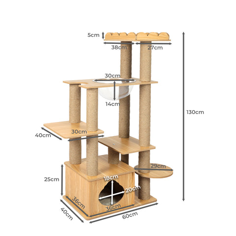 PaWz Cat Tree Scratching Post Scratcher-1910112470442315778