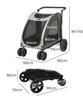 PaWz Pet Dog Stroller Pram Carrier Cat-1843791302819450882