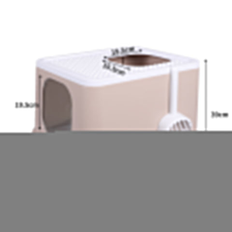 PaWz Cat Litter Box Fully Enclosed Kitty Coffee-1910112950874673154