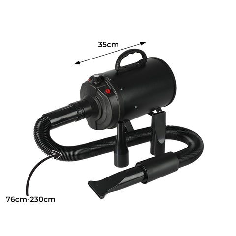 Dog Cat Pet Hair Dryer Grooming Blow Black-1864184515904278530