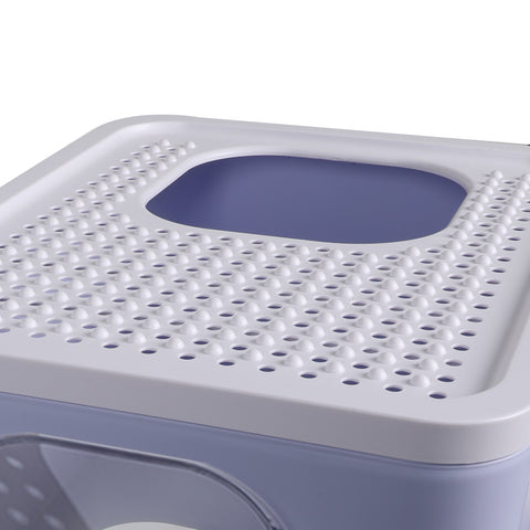 PaWz Cat Litter Box Fully Enclosed Toilet Purple-1910112951273132035