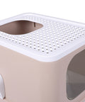 PaWz Cat Litter Box Fully Enclosed Kitty Coffee-1910112950874673155