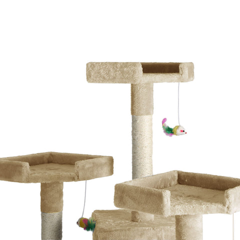 PaWz 184cm Cat Trees Scratching Post Beige-1864184313130651651