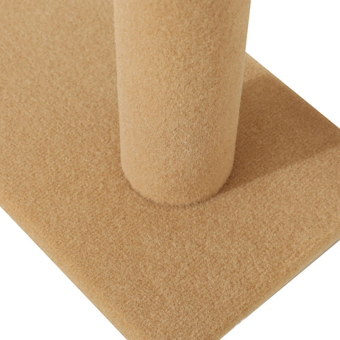 PaWz Cat Tree Tower Scratching Post Beige-1864184511294738435