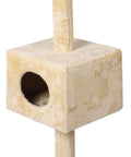 PaWz Cat Scratching Post Tree Cubby Beige-1831592715909992452