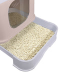 PaWz Cat Litter Box Fully Enclosed Kitty Coffee-1864184493900959748