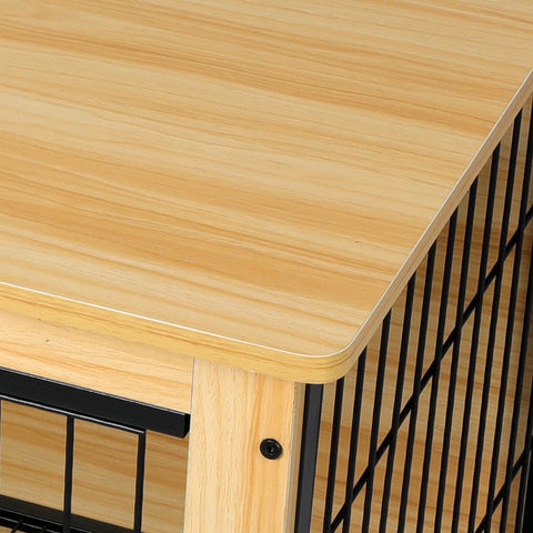 PaWz Wooden Wire Dog Kennel Side End XL X-Large-1910112475731333124