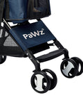 PaWz Large Pet Stroller Dog Cat Carrier Blue-1831592627137548292