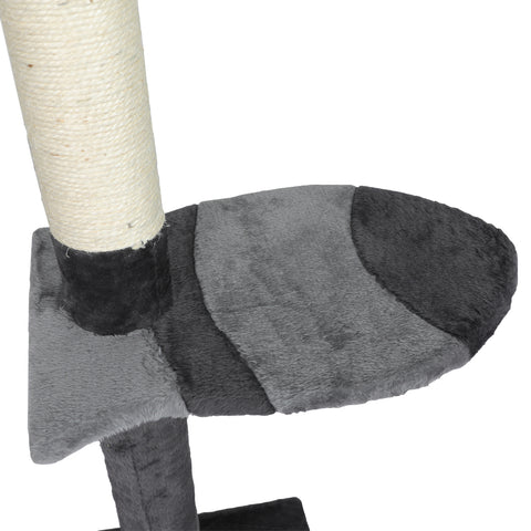 PaWz Cat Scratching Post Tree Condo Grey-1831592754132684804