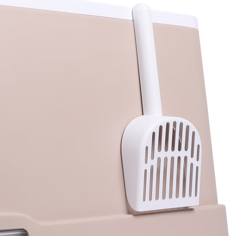 PaWz Cat Litter Box Fully Enclosed Kitty Coffee-1910112950874673157