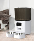 PaWz 5L Auto Pet Feeder Automatic Camera Wi-Fi White-1843791356233912326