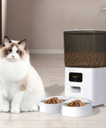 PaWz 5L Automatic Pet Feeder 2 Bowl White-1843791356410073095