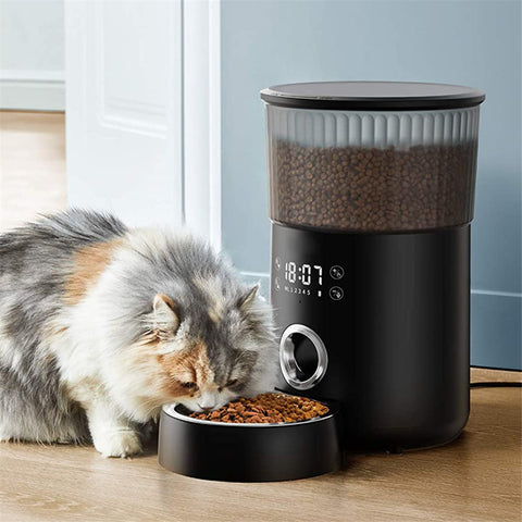 Petwiz 4L Automatic Pet Feeder Dry Food Dispenser for Cats and Dogs With Timer & Voice Recording | Automatic Cat Feeder