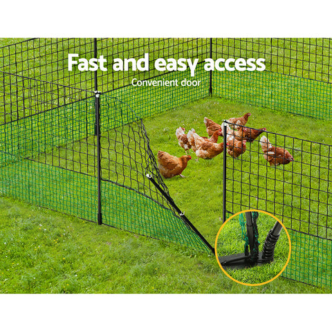 i.Pet Chicken Fence Electric 25Mx125CM Poultry Netting