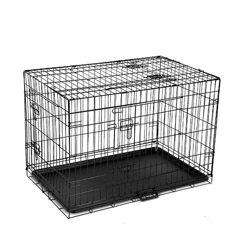 i.Pet 36" Dog Cage Crate Kennel 3 Doors