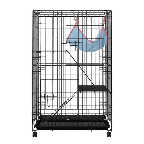 i.Pet Rabbit Cage 100cm Hutch 3 Level Indoor Guinea Pig Ferret
