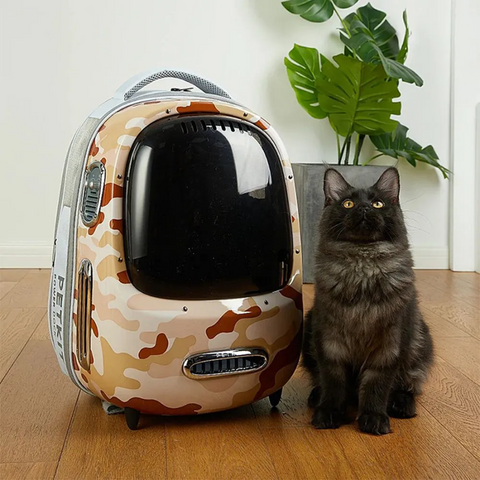 PETKIT Desert Camo Breezy 2 Smart Cat Backpack