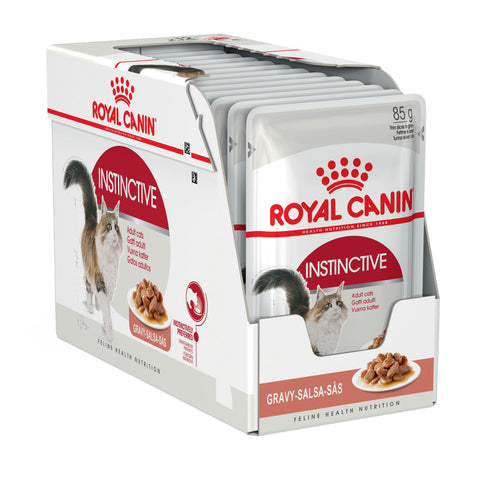 Royal Canin Instinctive Gravy Wet Cat Food 85g x 12