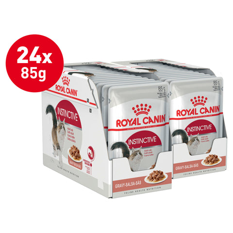 Royal Canin Instinctive Gravy Wet Cat Food 24 x 85g