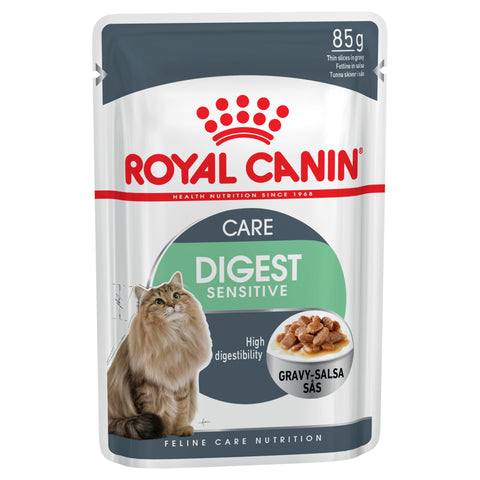 Royal Canin Digest Sensitive Gravy Wet Cat Food 85g x 12
