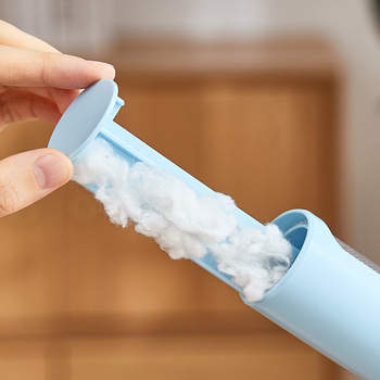 Petwiz Clean Portable Cat & Dog Pet Hair Remover - Blue