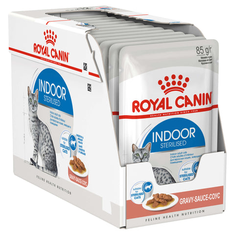 Royal Canin Indoor Cat Food In Gravy 85g x 12