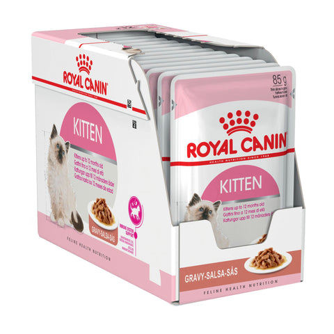 Royal Canin Kitten Food In Gravy 85g x 12