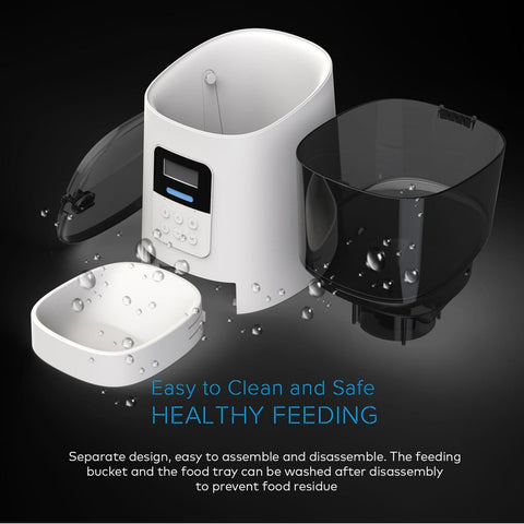 Floofi Smart Pet Feeder with Camera - White - FI-FD-109-CX