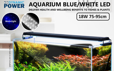 Dynamic Power 2 Set 18W Aquarium Blue White LED Light for Tank 75-95cm