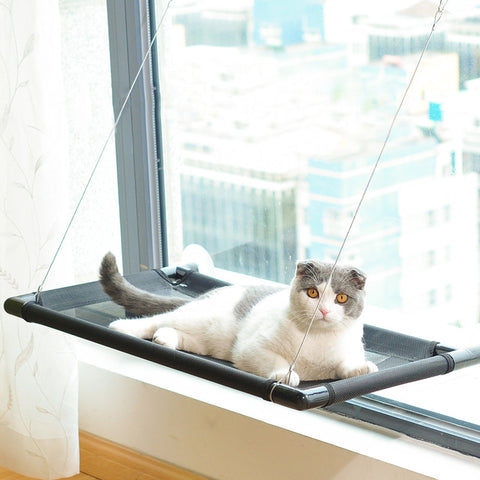 Deluxe Cat Window Sun Bed Hammock Perch
